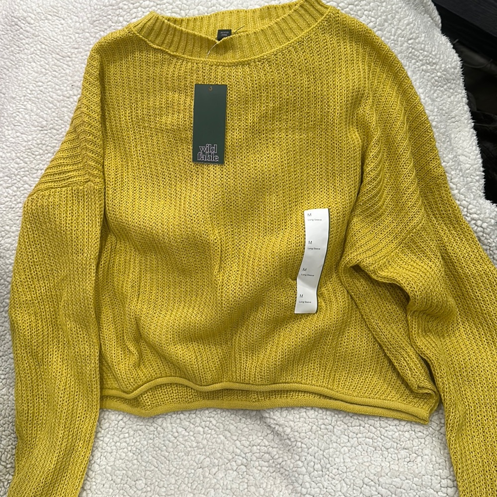 Yellow sweater